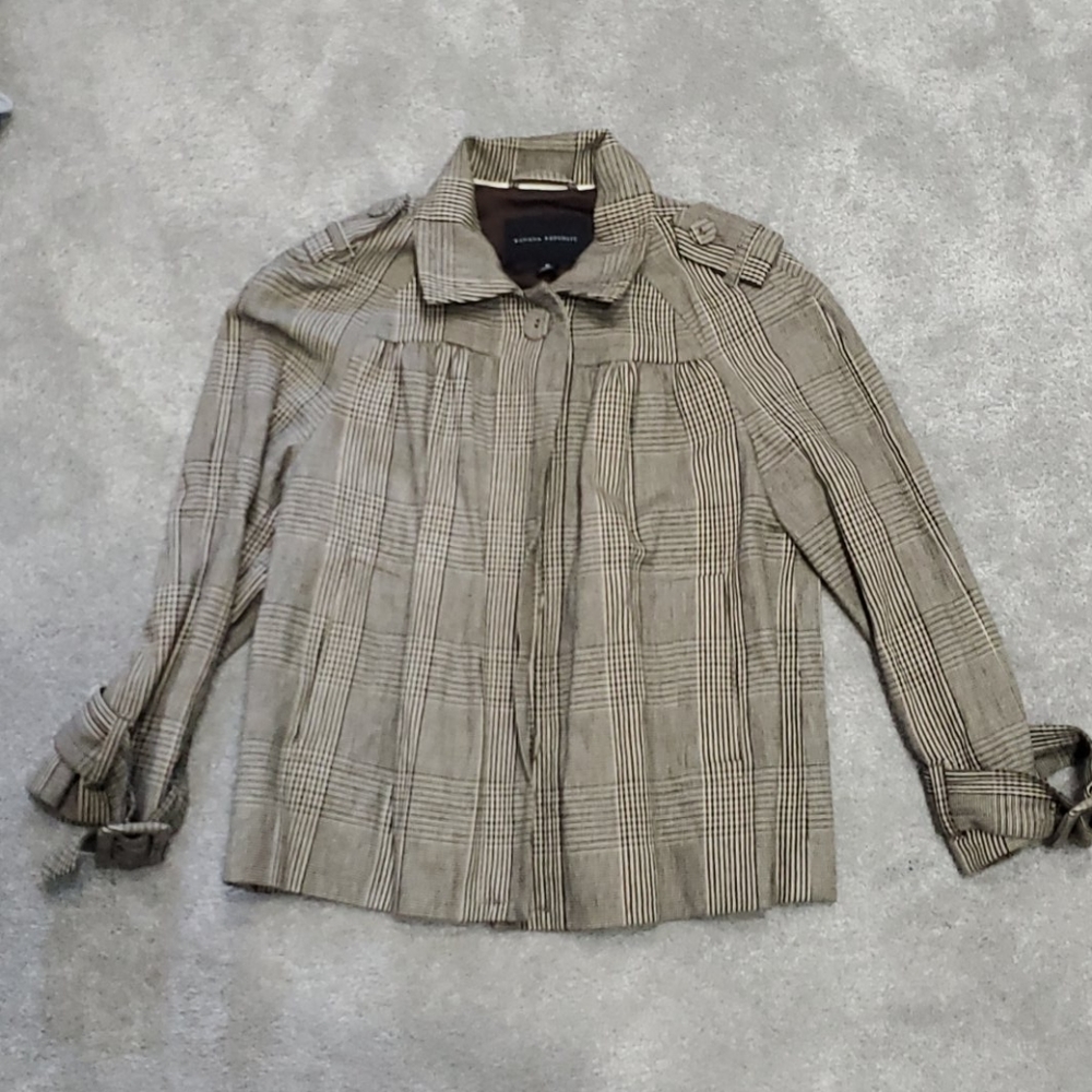 Banana republic cotton/wool jacket